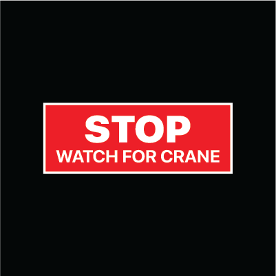 Crane Sign - 1203