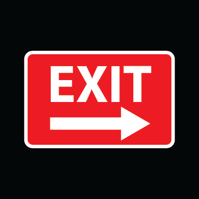 Exit Sign - 1101