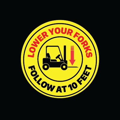 Forklift Sign - 404