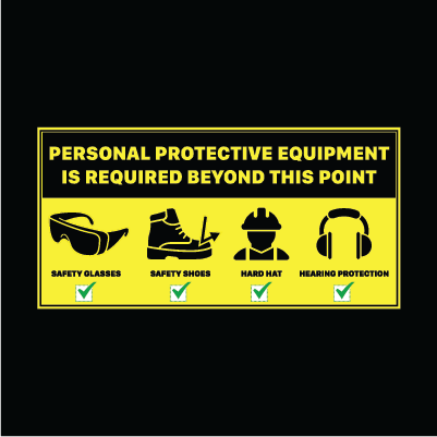 PPE Sign - 712