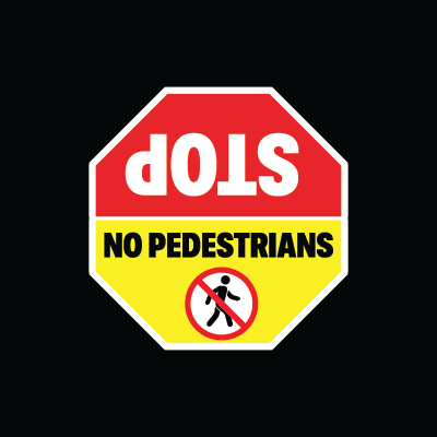 Pedestrian Sign - 908