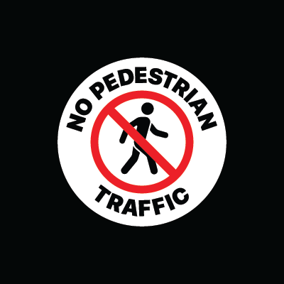 Pedestrian Sign - 910